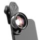 Objektiv za mobilni telefon/tablet univerzalni 100mm 4k Macro crni - 223303