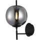FORMA Zidna lampa 1xE14 F4014-1Z BK+SM - 006528