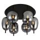 FORMA Plafonska lampa 6xE14 F4014-6C BK+SM - 006529