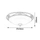 Rabalux Plafonjera Athen E27 3x MAX 60W crna (3723) - 3723