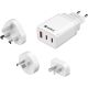SANDBERG Punjač 3in1 TravelCharger USB-C/A, 65W - 43039-1
