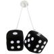 LAMPA ACCESSORIES Privezak kockice crno bele - 37651