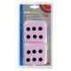 LAMPA ACCESSORIES Privezak kockice roze crne - 37653