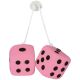 LAMPA ACCESSORIES Privezak kockice roze crne - 37653