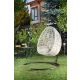 HANAH HOME Viseća ljuljaška jaje Findik, crna/krem - 379VLV1704