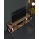 HANAH HOME TV komoda Nina, braon/crna - 379VLV2801