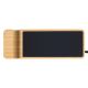 USB razdelnik ENNIO od bambusa sa držačem za telefon – Type-C ulaz, 2x USB + Type-C, svetleći logo - EP3258718