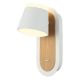 FORMA LED zidna lampa F2077-8Z WH+WD, bela/braon - EP2993432