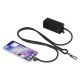 Type-C kabl NET 65W u obliku trake za nošenje – 1,6 m, najlon, PD, crni - EP3258971