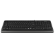 A4 TECH A4-FK10 GREY A4Tech Fstyler sleek Multimedia comfort tastatura, FN funkcije, vodootp. YU-LAYOUT, USB - TAS00960