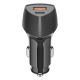 Auto punjač VETTEL 51W – USB-C 30W i USB-A 18W, PD/PPS/QC, 12–24 V, crni - EP3258950