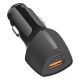 Auto punjač VETTEL 51W – USB-C 30W i USB-A 18W, PD/PPS/QC, 12–24 V, crni - EP3258950