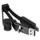 Mini USB kabl FELIX 2u1 60W – 21 cm, dodatak za kačenje, PD, crni - EP3258929
