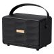 Bluetooth zvučnik JUKEBOX 30W retro – stereo, bass, do 25 h, AUX/TF/USB, kožna ručka, crni - EP3259076