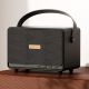 Bluetooth zvučnik JUKEBOX 30W retro – stereo, bass, do 25 h, AUX/TF/USB, kožna ručka, crni - EP3259076