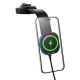 Auto držač i bežični punjač HOOK 15W – fleksibilni nosač, magnetni, RGB svetlo, FOD zaštita, crni - EP3259037
