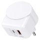 Zidni punjač SKROSS EU USB 45W PD – USB-C 45W i USB-A 18W, za laptop i telefon, beli - EP3258697