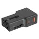 Univerzalni putni punjač INTER CHARGER 25W GaN – priključci za ceo svet, USB-C i USB-A, crni - EP3259034