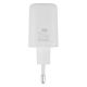 Zidni punjač FLUX 20W GaN – USB-C 20W i USB-A, dva uređaja istovremeno, beli - EP3258953
