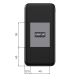 Pomoćna baterija ODIN 10 PLUS 10.000 mAh sa ugrađenim kablovima – Type-C, Lightning i USB-A, crna - EP3259028