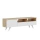 HANAH HOME TV komoda Brüksel, bela - 382NRC1103