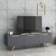 HANAH HOME TV komoda Prag, antracit - 382NRC1104