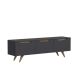 HANAH HOME TV komoda Prag, antracit - 382NRC1104