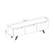 HANAH HOME TV komoda Prag, antracit - 382NRC1104