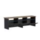 HANAH HOME TV komoda Oslo, antracit - 382NRC1106