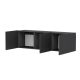 HANAH HOME TV komoda, antracit - 382NRC1125