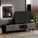 HANAH HOME TV komoda Aren, antracit - 382NRC1126
