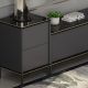 HANAH HOME TV komoda Imaj, antracit - 382NRC1130