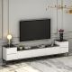 HANAH HOME TV komoda Imaj, bela/mermer crna - 382NRC1136