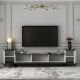 HANAH HOME TV komoda Imaj, bela/mermer crna - 382NRC1136