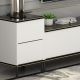 HANAH HOME TV komoda Imaj, bela/mermer crna - 382NRC1136