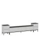 HANAH HOME TV komoda Imaj, bela/mermer crna - 382NRC1136