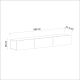 HANAH HOME TV komoda Terra, braon - 382NRC1510