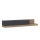 HANAH HOME TV komoda Major, antracit/braon - 382NRC1528