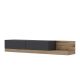HANAH HOME TV komoda Major, antracit/braon - 382NRC1528