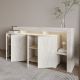 HANAH HOME Komoda Beliz, mermerna krem - EP3057470