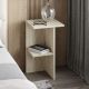 HANAH HOME Noćni polica Leray, mermerna krem - EP3057497