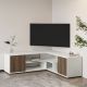 HANAH HOME TV komoda Rosa, bela/braon - EP3057503