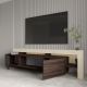 HANAH HOME TV komoda Beliz, braon/krem - EP3057515