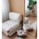 ATELIER DEL SOFA Fotelja na razvlačenje Fold Teddy, krem - 383EVN1101