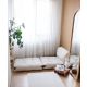 ATELIER DEL SOFA Fotelja na razvlačenje Fold Teddy, krem - 383EVN1101