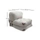ATELIER DEL SOFA Fotelja na razvlačenje Fold Teddy, siva - 383EVN1103