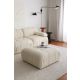 ATELIER DEL SOFA Tabure Soli, bela - EP2803517