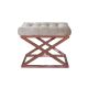 ATELIER DEL SOFA Tabure Capraz, braon/krem - EP2803637