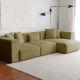 ATELIER DEL SOFA Ugaona garnitura Yolo, svetlo zelena - 383EVN1260
