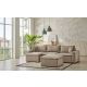 ATELIER DEL SOFA Ugaona garnitura Flov, krem - 383EVN1261